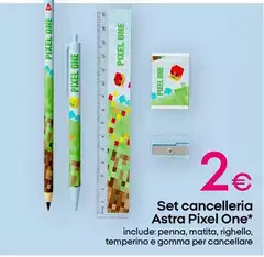 Set Cancelleria Astra Pixel One