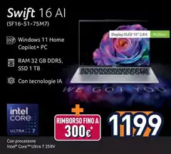 Acer - Swift 16 Al (SF16-51-75M7)