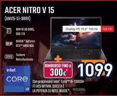 Acer - Nitro V 15 (ANVI5-51-98RX)