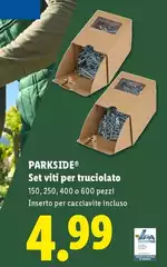 Parkside - Set Viti Per Truciolato