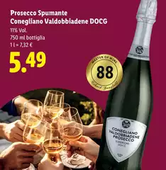 Prosecco Spumante Conegliano Valdobbiadene DOCG