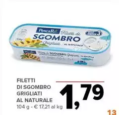 Pescare - Filetti Di Sgombro Grigliati Al Naturale