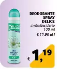 Delice - Deodorante Spray