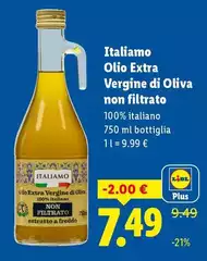 Italiamo - Olio Extra Vergine Di Oliva Non Filtrato