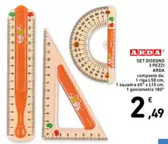 Arda - Set Disegno 3 Pezzi