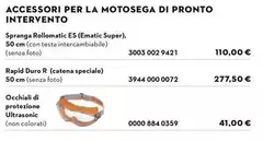 Accessori Per La Motosega Di Pronto Intervento