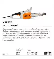 Stihl - MSE 170 Stihl - MSE 170