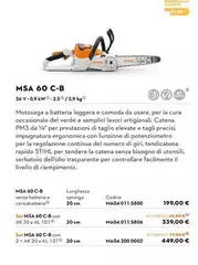 Stihl - Msa 60 C-B
