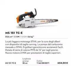 Stihl - MS 151 TC-E