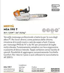 Stihl - Novita Msa 190 T