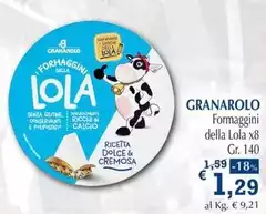 Granarolo - Formaggini Della Lola