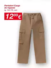 Pantaloni Cargo Da Ragazzo