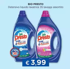 Bio Presto - Detersivo Liquido Lavatrice