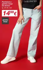 Pantalon A Gamba Legas Da Gamma