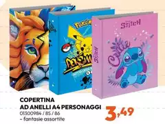 Copertina Ad Anelli A4 Personaggi