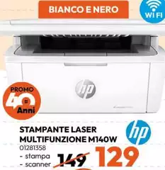 HP - Stampante Laser Multifunzione M140W