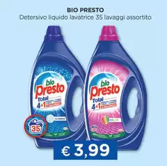 Bio Presto - Detersivo Liquido Lavatrice