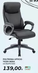 Poltrona Ufficio Tiger Nera