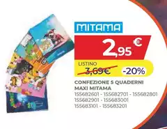 Mitama - Confezione 5 Quaderni Maxi Mitama