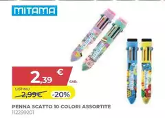 Mitama - Penna Scatto 10 Colori Assortite