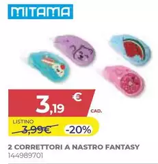 Mitama - 2 Correttori A Nastro Fantasy