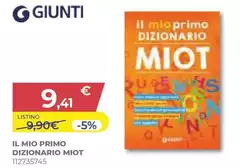 Giunti Editore - Il Mio Primo Dizionario Miot