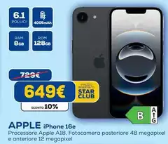 Apple - Iphone 16E
