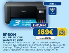 Epson - Multifunzione Ecotank ET-2864