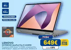 Lenovo - Notebook IdeaPad Flex 5 14ABR8 