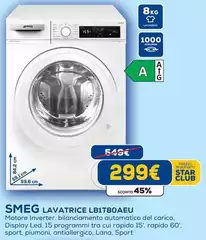 Smeg - Lavatrice LB1T80AEU