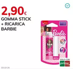 Barbie - Gomma Stick + Ricarica
