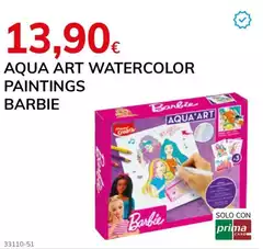 Barbie - Aqua Art Watercolor Paintings