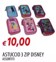 Astuccio 3 Zip Disney