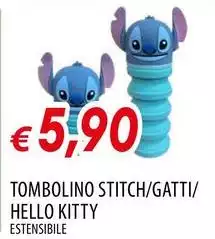 Tombolino Stitch/Gatti/Hello Kitty