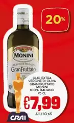 Monini - Olio Extra Vergine Di Oliva Crane