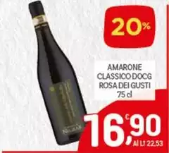 Amarone Classico DOCG Rosa Dei Gusti