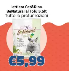 Cat&Rina - Lettiera BeNatural Al Tofu