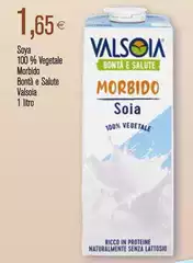 Valsoia - Soya 100% Vegetale Morbido Bontà E Salute