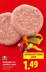 Hamburger Con Tacchino E Speck