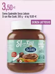 Scotti - Crema Spalmabile Senza Lattosio Si Con Riso