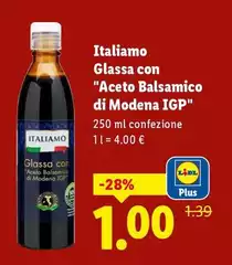 Italiamo - Glassa Con "Aceto Balsamico Di Modena IGP"