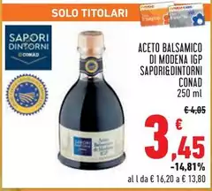 Sapori - Aceto Balsamico Di Modena IGP &Dintorni