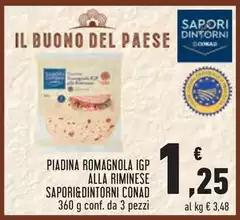 Sapori - Piadina Romagnola IGP Alla Riminese &Dintorni