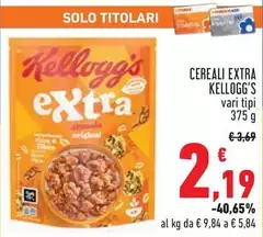 Kelloggs - Cereali Extra