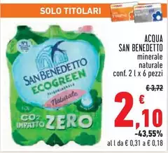 San Benedetto - Acqua