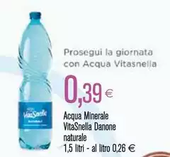 Vitasnella - Acqua Minerale Naturale