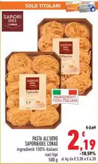 Sapori - Pasta All'Uovo &Idee