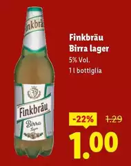 Finkbrau - Birra Lager