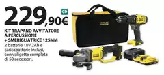 Stanley - Kit Trapano Avvitatore A Percussione + Smergilatrice 125mm