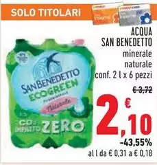 San Benedetto - Acqua